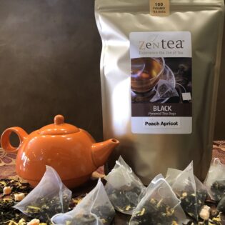 Black Peach Apricot Tea Bag