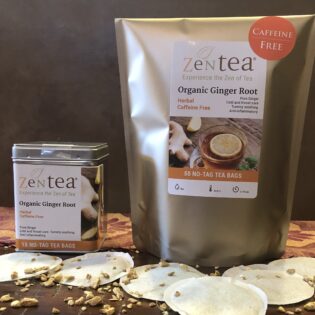 Ginger Root- Organic- Caffeine Free- Herbal Tea Bag