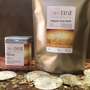 Stay Well- Caffeine Free- Organic- Herbal Tea Bag