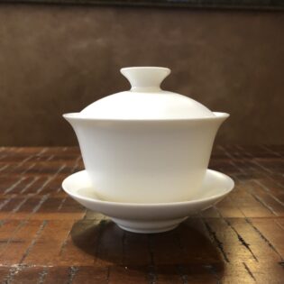 gaiwan, white porcelain